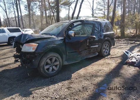 2010 Nissan Armada Platinum из США, поврежденный, VIN 5N1AA0NC7AN604147